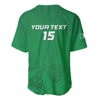 Ireland Rugby Custom Baseball Jersey Celtics Shamrock - Wonder Print Shop