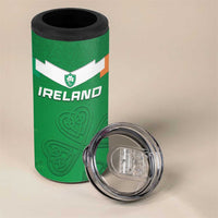Ireland Rugby Custom 4 in 1 Can Cooler Tumbler Celtics Shamrock - Wonder Print Shop