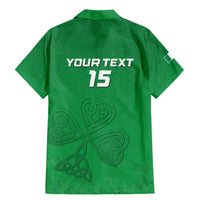 Ireland Rugby Custom Family Matching Mermaid Dress and Hawaiian Shirt Celtics Shamrock - Wonder Print Shop