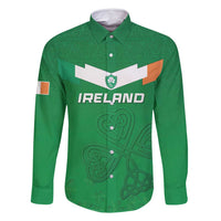 Ireland Rugby Custom Family Matching Mermaid Dress and Hawaiian Shirt Celtics Shamrock - Wonder Print Shop