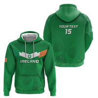 Ireland Rugby Custom Hoodie Celtics Shamrock - Wonder Print Shop