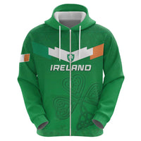 Ireland Rugby Custom Hoodie Celtics Shamrock - Wonder Print Shop