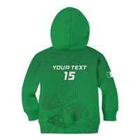 Ireland Rugby Custom Kid Hoodie Celtics Shamrock - Wonder Print Shop