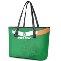 Ireland Rugby Leather Tote Bag Celtics Shamrock - Wonder Print Shop