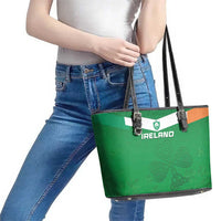 Ireland Rugby Leather Tote Bag Celtics Shamrock - Wonder Print Shop