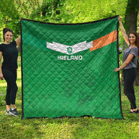 Ireland Rugby Quilt Celtics Shamrock - Wonder Print Shop