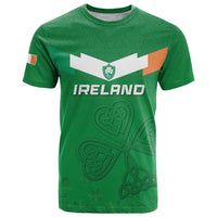 Ireland Rugby Custom T Shirt Celtics Shamrock - Wonder Print Shop