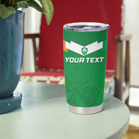 Ireland Rugby Custom Tumbler Cup Celtics Shamrock - Wonder Print Shop