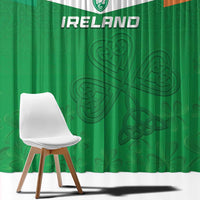 Ireland Rugby Window Curtain Celtics Shamrock - Wonder Print Shop