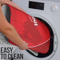 Tunisia Football Bathroom Set Red Eagles of Carthage - Wonder Print Shop