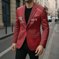Custom Tunisia Football Blazer Red Eagles of Carthage - Wonder Print Shop