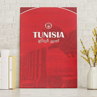 Tunisia Football Canvas Wall Art Red Eagles of Carthage - Wonder Print Shop