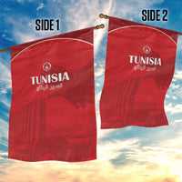 Tunisia Football Garden Flag Red Eagles of Carthage - Wonder Print Shop