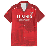 Custom Tunisia Football Hawaiian Shirt Red Eagles of Carthage - Wonder Print Shop