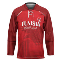 Custom Tunisia Football Hockey Jersey Red Eagles of Carthage - Wonder Print Shop