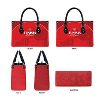 Tunisia Football Leather Bag Red Eagles of Carthage - Wonder Print Shop