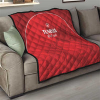 Tunisia Football Quilt Red Eagles of Carthage - Wonder Print Shop