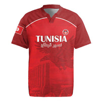Custom Tunisia Football Rugby Jersey Red Eagles of Carthage - Wonder Print Shop