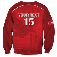 Custom Tunisia Football Sweatshirt Red Eagles of Carthage - Wonder Print Shop