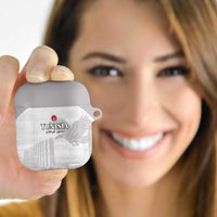 Tunisia Football AirPods Case White Eagles of Carthage - Wonder Print Shop
