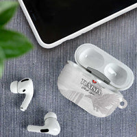 Tunisia Football AirPods Case White Eagles of Carthage - Wonder Print Shop