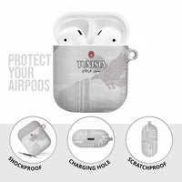 Tunisia Football AirPods Case White Eagles of Carthage - Wonder Print Shop