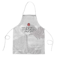 Tunisia Football Apron White Eagles of Carthage - Wonder Print Shop