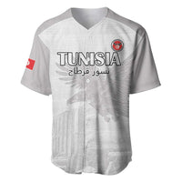 Custom Tunisia Football Baseball Jersey White Eagles of Carthage - Wonder Print Shop