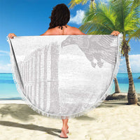 Tunisia Football Beach Blanket White Eagles of Carthage - Wonder Print Shop