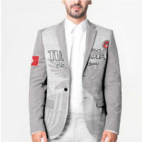 Custom Tunisia Football Blazer White Eagles of Carthage - Wonder Print Shop