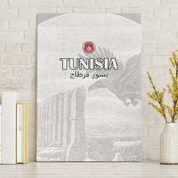 Tunisia Football Canvas Wall Art White Eagles of Carthage - Wonder Print Shop
