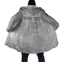 Custom Tunisia Football Cloak White Eagles of Carthage - Wonder Print Shop