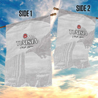 Tunisia Football Garden Flag White Eagles of Carthage - Wonder Print Shop