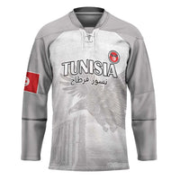 Custom Tunisia Football Hockey Jersey White Eagles of Carthage - Wonder Print Shop