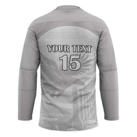 Custom Tunisia Football Hockey Jersey White Eagles of Carthage - Wonder Print Shop