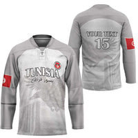 Custom Tunisia Football Hockey Jersey White Eagles of Carthage - Wonder Print Shop