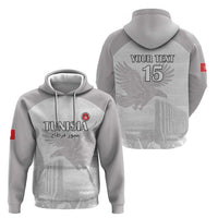 Custom Tunisia Football Hoodie White Eagles of Carthage - Wonder Print Shop