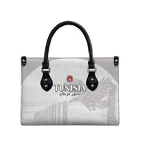 Tunisia Football Leather Bag White Eagles of Carthage - Wonder Print Shop