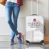 Tunisia Football Luggage Cover White Eagles of Carthage - Wonder Print Shop