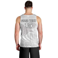 Custom Tunisia Football Men Tank Top White Eagles of Carthage - Wonder Print Shop