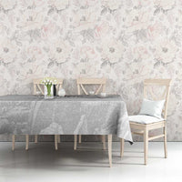 Tunisia Football Tablecloth White Eagles of Carthage - Wonder Print Shop