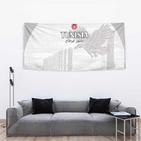 Tunisia Football Tapestry White Eagles of Carthage - Wonder Print Shop
