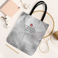 Tunisia Football Tote Bag White Eagles of Carthage - Wonder Print Shop