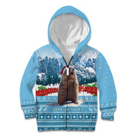 Switzerland Christmas Marmot Kid Hoodie Joyeux Noel - Wonder Print Shop