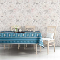 Switzerland Christmas Marmot Tablecloth Joyeux Noel - Wonder Print Shop