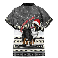 Switzerland Christmas Bernese Mountain Dog Family Matching Mermaid Dress and Hawaiian Shirt Joyeux Noel - Wonder Print Shop