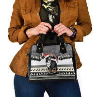 Switzerland Christmas Bernese Mountain Dog Shoulder Handbag Joyeux Noel