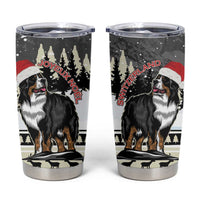 Switzerland Christmas Bernese Mountain Dog Tumbler Cup Joyeux Noel - Wonder Print Shop