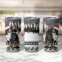 Switzerland Christmas Bernese Mountain Dog Tumbler Cup Joyeux Noel - Wonder Print Shop