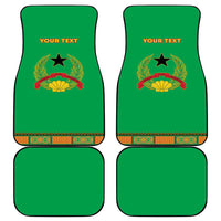 Personalised Guinea Bissau Car Mats Dashiki Pattern - Wonder Print Shop